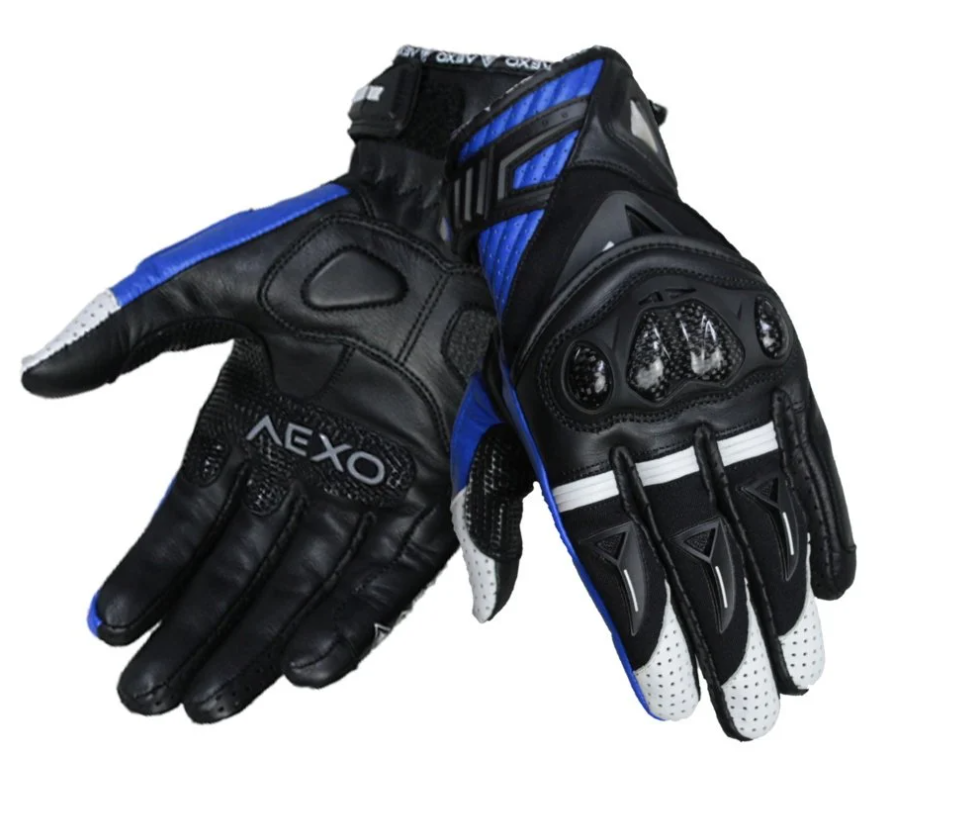 VEXO BOSTON DERİ ELDİVEN MAVİ 