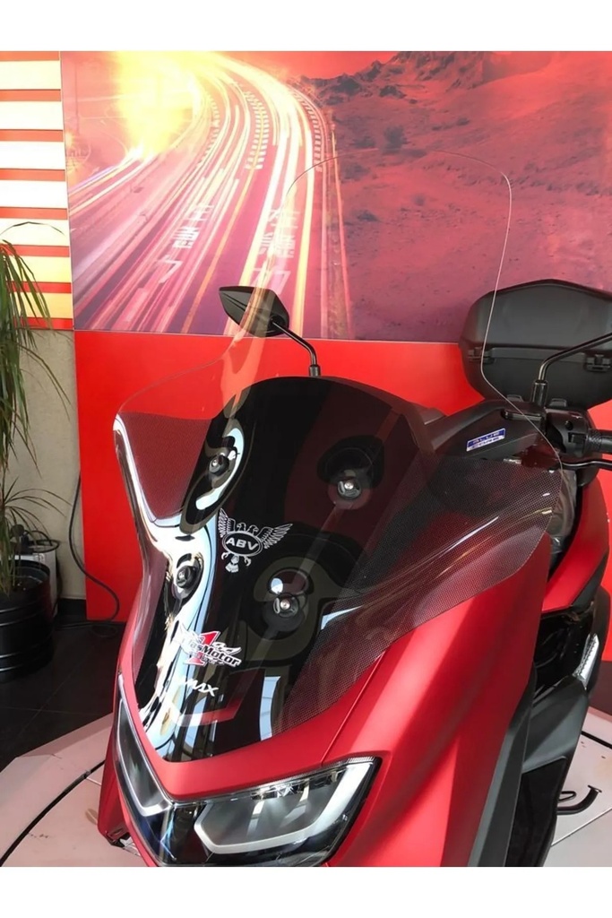 YAMAHA N-MAX 125 155 ABV ŞEFFAF TUR CAMI 2021-2024