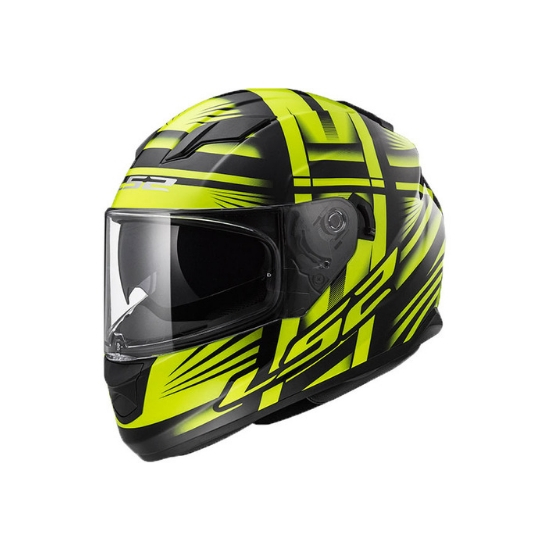 LS2 FF320 STREAM EVO BANG SİYAH NEON KAPALI KASK