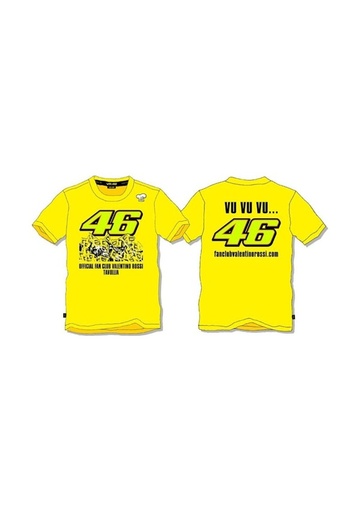 VR46 OFFİCİAL FAN CLUB KISA KOL TSHİRT SARI