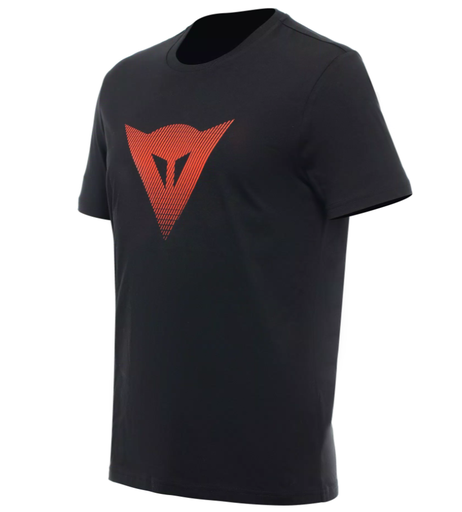 [2418718780882] DAİNESE LOGO SİYAH BİSİKLET YAKA KISA KOL TSHİRT 