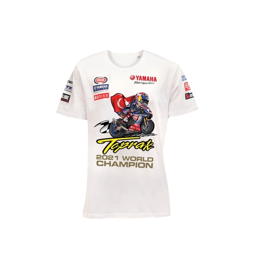 [B21TP110E10L] YAMAHA TOPRAK TR54 WSBK CHAMPİON TSHİRT