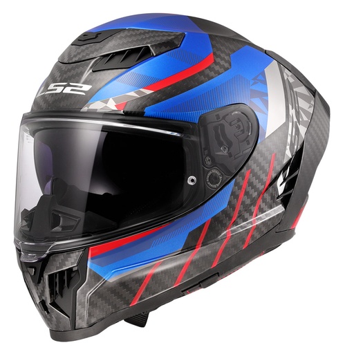 [1680752260040] LS2 DRAGON KARBON TRAX MAVİ KASK 