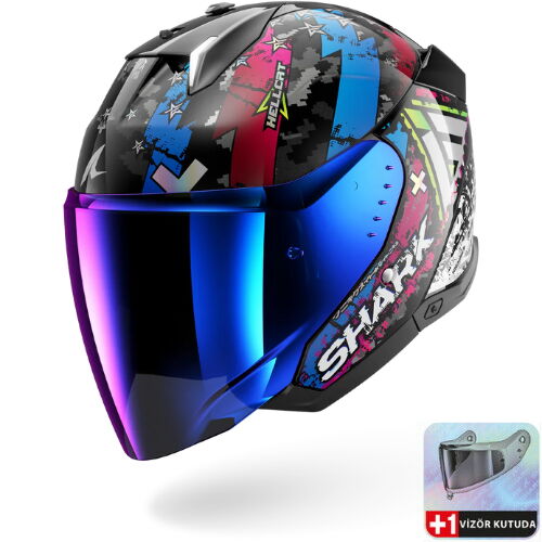 [3664836881966] SHARK SKWAL İ3 JET HELLCAT AÇIK KASK 