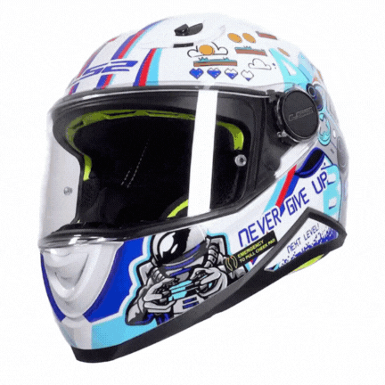 [M1412506-01] LS2 KID NEXT LEVEL BEYAZ ÇOCUK KASK 