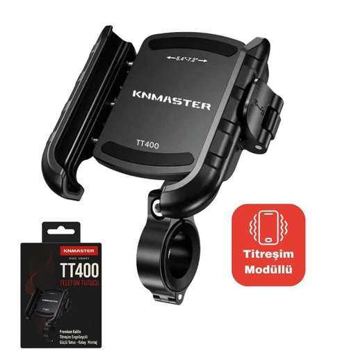 [8682214252806] KNMASTER TT-400 TİTREŞİM ÖNLEYİCİLİ TELEFON TUTUCU 