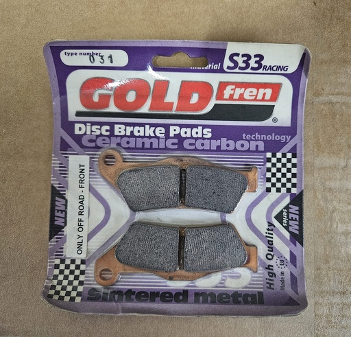 GOLD FREN 031 S33 CERAMIC CARBON FREN BALATASI 