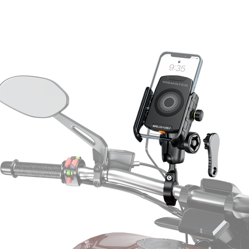 [2418717816773] KNMASTER TT-600WU KABLOSUZ USB GİDON VE AYNA BAĞLANTILI TELEFON TUTUCU