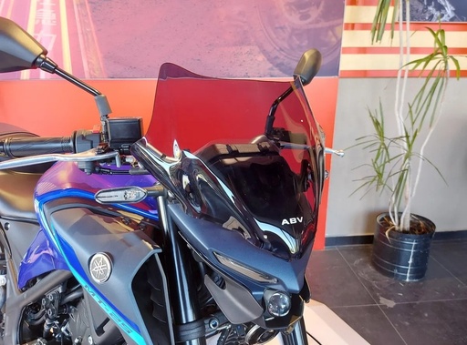 [2418717963453] YAMAHA MT25 2020 2024 UYUMLU ABV ÖN SPOR CAM SİYAH