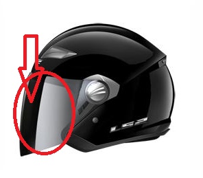 [2418718070839] LS2 TRACK KASK CAMI SİYAH