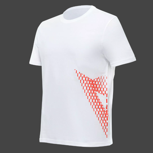 [2418718785764] DAİNESE BİG LOGO BEYAZ BİSİKLET YAKA KISA KOL TSHİRT